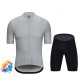Cycling Jersey white with black short 